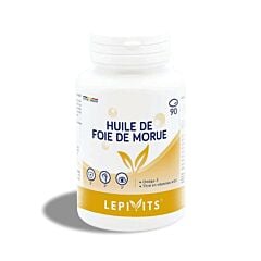 Lepivits Huile de Foie de Morue 90 Capsules