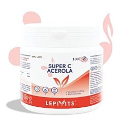 Lepivits Super C Acérola 100+25 Comprimés