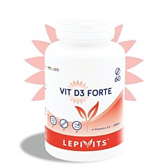 Lepivits Vitamine D3 Forte 2000UI 60 Comprimés