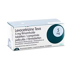 Levocetirizine Teva 5mg 100 Tabletten