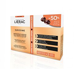 Lierac Sunissime Capsules: Snel & Subliem Bruinen - Duopack 2x30 Capsules - Promo 2de aan 50% korting