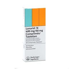 Lonarid N 400mg/50mg 30 Comprimés