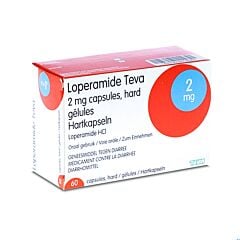Loperamide Teva 2mg 60 Gélules