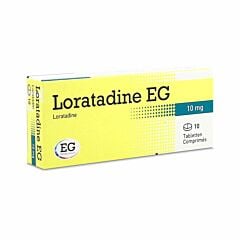 Loratadine EG 10mg 10 Comprimés