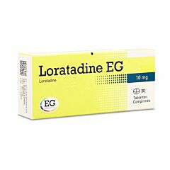 Loratadine EG 10mg 30 Comprimés