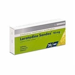 Loratadine Sandoz 10mg 30 Tabletten