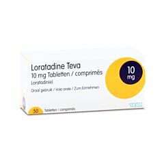 Loratadine Teva 10mg 50 Comprimés