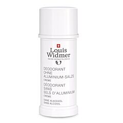 Louis Widmer Deo Crème Zonder Aluminiumzouten - Met Parfum - 40ml