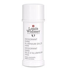 Louis Widmer Deo Crème Zonder Aluminiumzouten - Met Parfum - 40ml