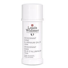 Louis Widmer Deo Crème Zonder Aluminiumzouten - Zonder Parfum - 40ml