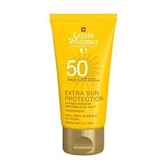 Louis Widmer Extra Sun Protection SPF50 Crème - Zonder Parfum - 50ml