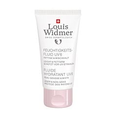 Louis Widmer Fluide Hydratant UV6 Peau Grasse & Mixte Sans Parfum Tube 50ml