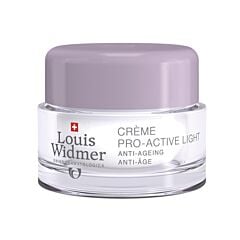 Louis Widmer Crème Pro-Active Light Soin de Nuit Peau Mixte & Normale Avec Parfum Pot 50ml