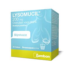 Lysomucil 200mg Toux Grasse 30 Sachets de Granulés