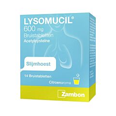 Lysomucil 600mg Toux Grasse 14 Comprimés Effervescents