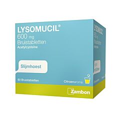 Lysomucil 600mg Toux Grasse 60 Comprimés Effervescents 