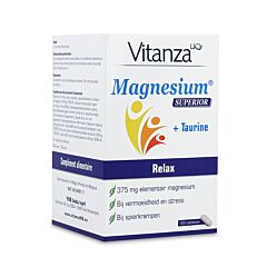 Vitanza HQ Magnésium Superior + Taurine Relax 120 Comprimés