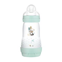 MAM Easy Start Elements Zuigfles 260ml - 0+M - Blauwgroen/Wasbeer - 1 Stuk