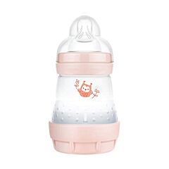 MAM Easy Start Elements Zuigfles 160ml - 0+M - Roze/Uil - 1 Stuk