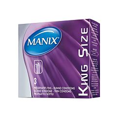 Manix King Size 3 Préservatifs