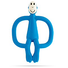 Matchstick Monkey Anneau de Dentition Bleu 1 Pièce