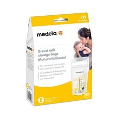 Medela Moedermelk Bewaarzakjes 180ml 25 Stuks 