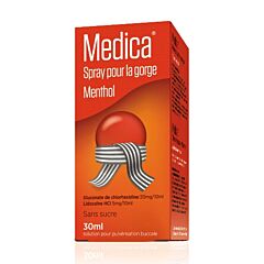 Medica Spray pour la Gorge Menthol 30ml