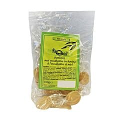 Melapi Bonbons à l'Eucalyptus & au Miel Sachet 100g