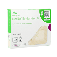 Mepilex Border Flex Lite Pansement - 4cmx5cm - 10 Pièces
