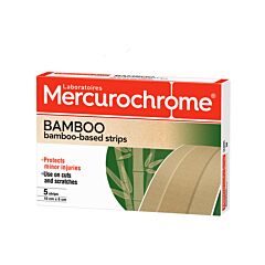 Mercurochrome Bandes Bambou 5 Pièces