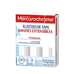 Mercurochrome Bandes Extensibles - 8cmx3m - 3 Bandes