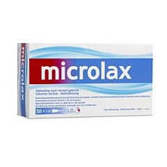 Microlax Constipation Occasionelle Gel Rectal 50x5ml