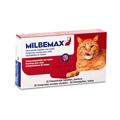 Milbemax Vermifuge Grands Chats 20 Comprimés Enrobés