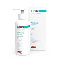 Isdin Teen Skin Rx Acniben Repair Nettoyant Visage Doux Flacon Pompe 180ml