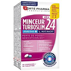 Forté Pharma Turboslim 24 45+ Dag/Nacht 2x28 Tabletten