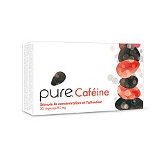 Pure Caféine Concentration & Attention 30 Végécaps
