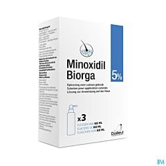 Minoxidil Biorga 5% - 3x 60ml