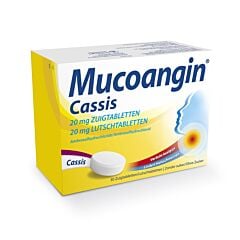 Mucoangin 20mg - Cassis 30 Zuigtabletten