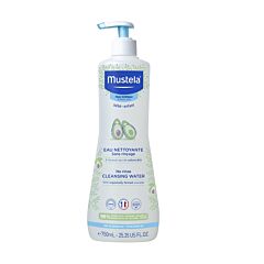 Mustela Eau Nettoyante Sans Rinçage Peau Normale Flacon Pompe 750ml