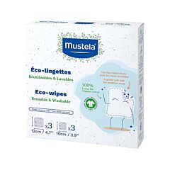 Mustela Eco-Lingettes Réutilisables 6 Pièces