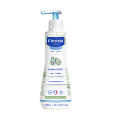 Mustela Hydra Bébé Lait Corps Peau Normale Flacon Pompe 300ml