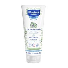 Mustela Gel Nettoyant 2en1 Corps & Cheveux Peau Normale Tube 200ml