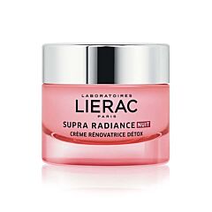 Lierac Supra Radiance Crème Rénovatrice Détox Nuit Pot 50ml