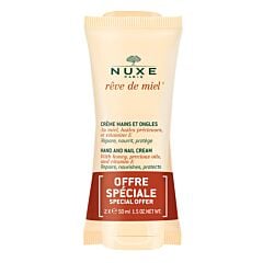 Nuxe Rêve de Miel Crème Mains et Ongles PROMO Duo 2ème -50% 2x50ml