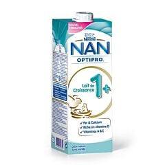 NAN Optipro Lait de Croissance 1+ Goût Nature 1L