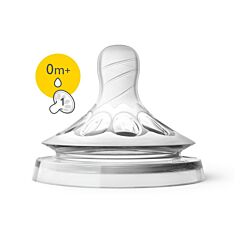 Philips Avent Natural Zuigspeen 0M+ -  Pasgeborenen - 2 Stuks