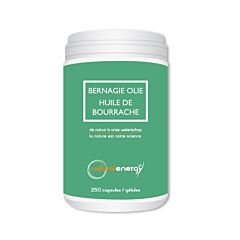 Natural Energy Bernagie Olie 250 Capsules