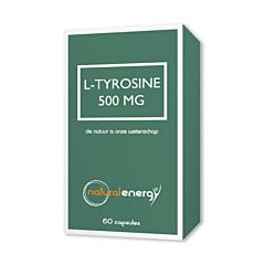 Natural Energy L-Tyrosine 500mg 60 Capsules NF