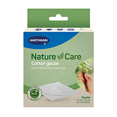 Nature Care Katoenen Gaaskompressen - 5x2 Stuks