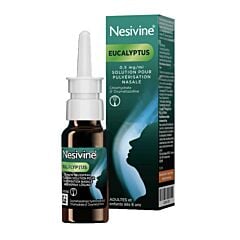 Nesivine Eucalyptus 0,5mg/ml Neusspray 15ml (Vervangt Vicks Sinex Spray)